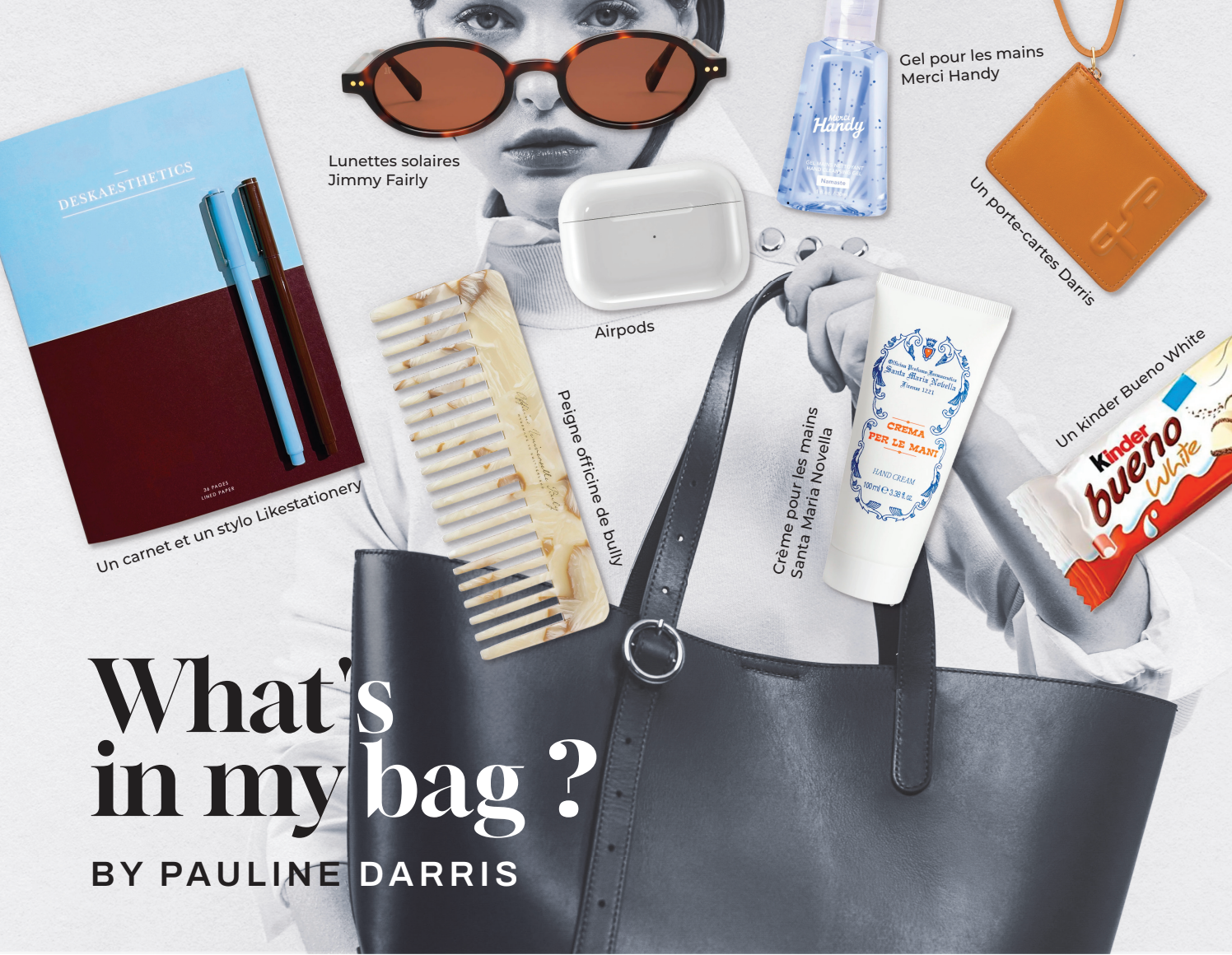What's in my bag ? by Pauline Darris