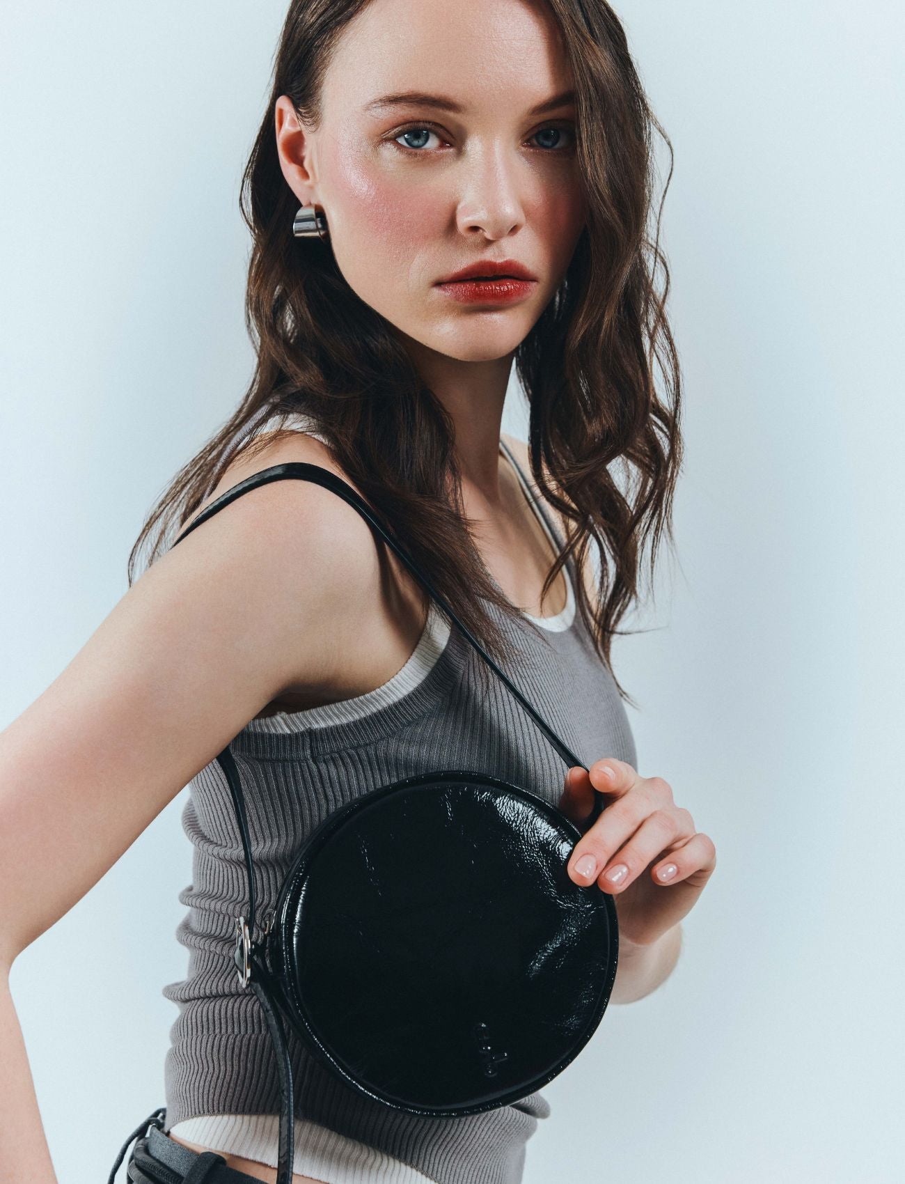 LE MOONLIGHT : CUIR VERNI NOIR