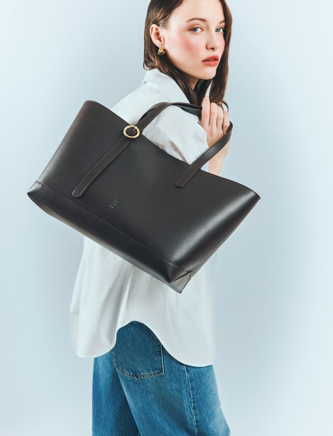 トートバッグ：チェスナッツレザー