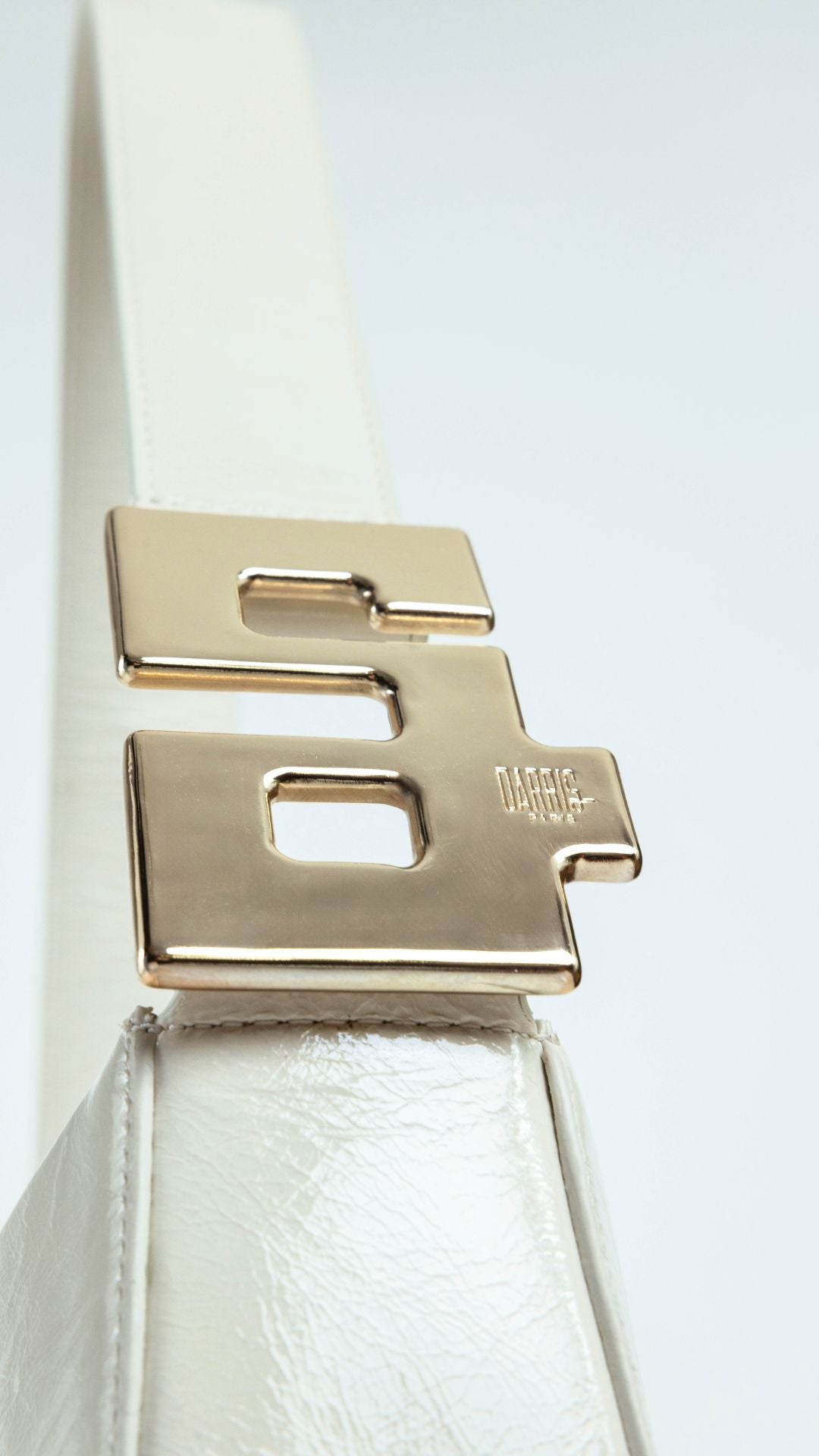 LE CITYLOVE X JULIETTEDHRL : CUIR VERNI IVOIRE