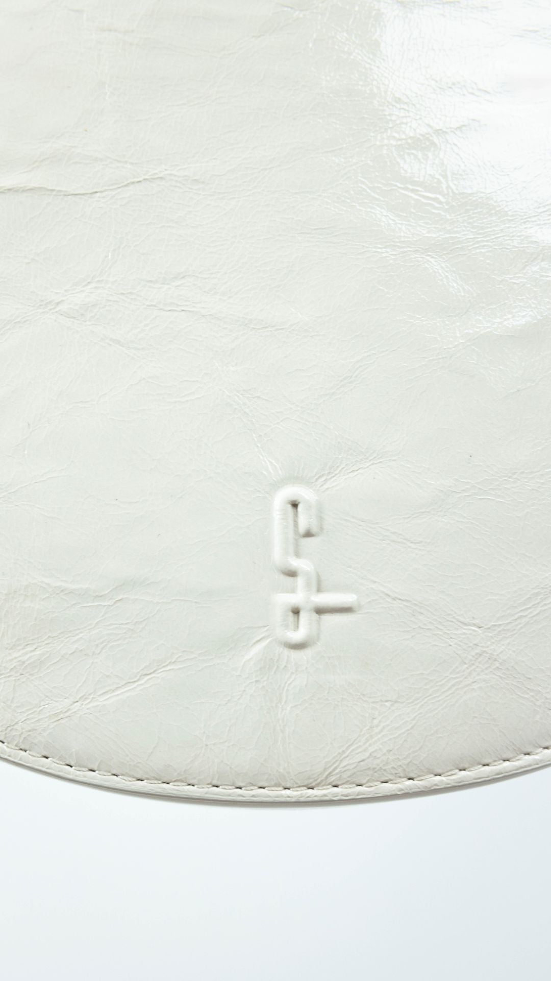 LE CITYLOVE X JULIETTEDHRL : CUIR VERNI IVOIRE