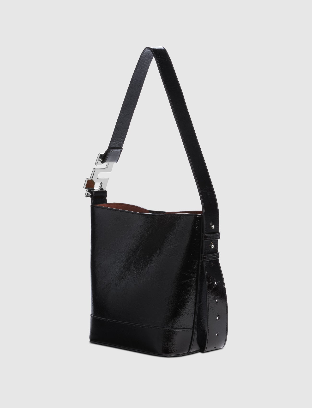 LE DAY DREAM : CUIR VERNI NOIR