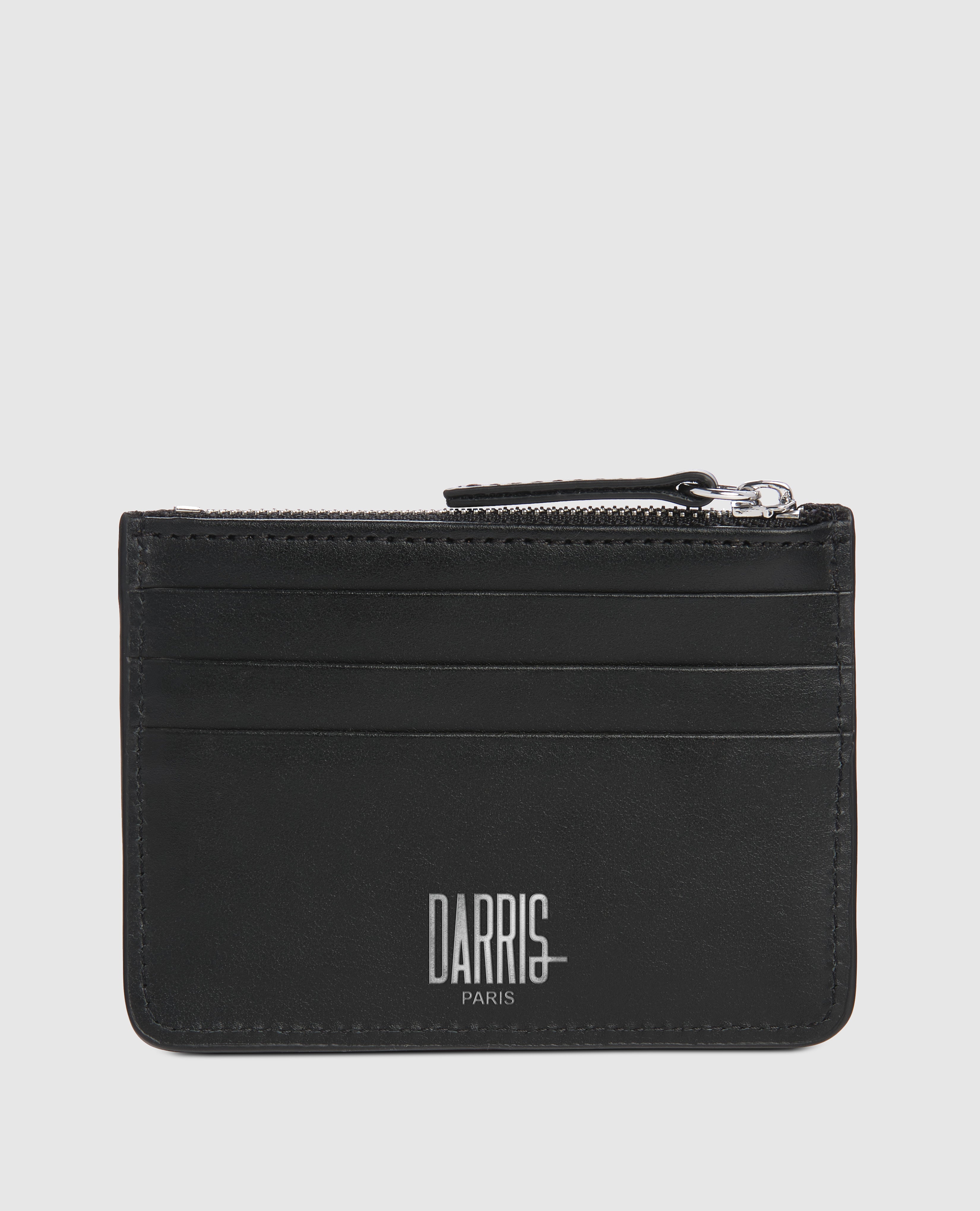 LE PORTE CARTES : CUIR NOIR