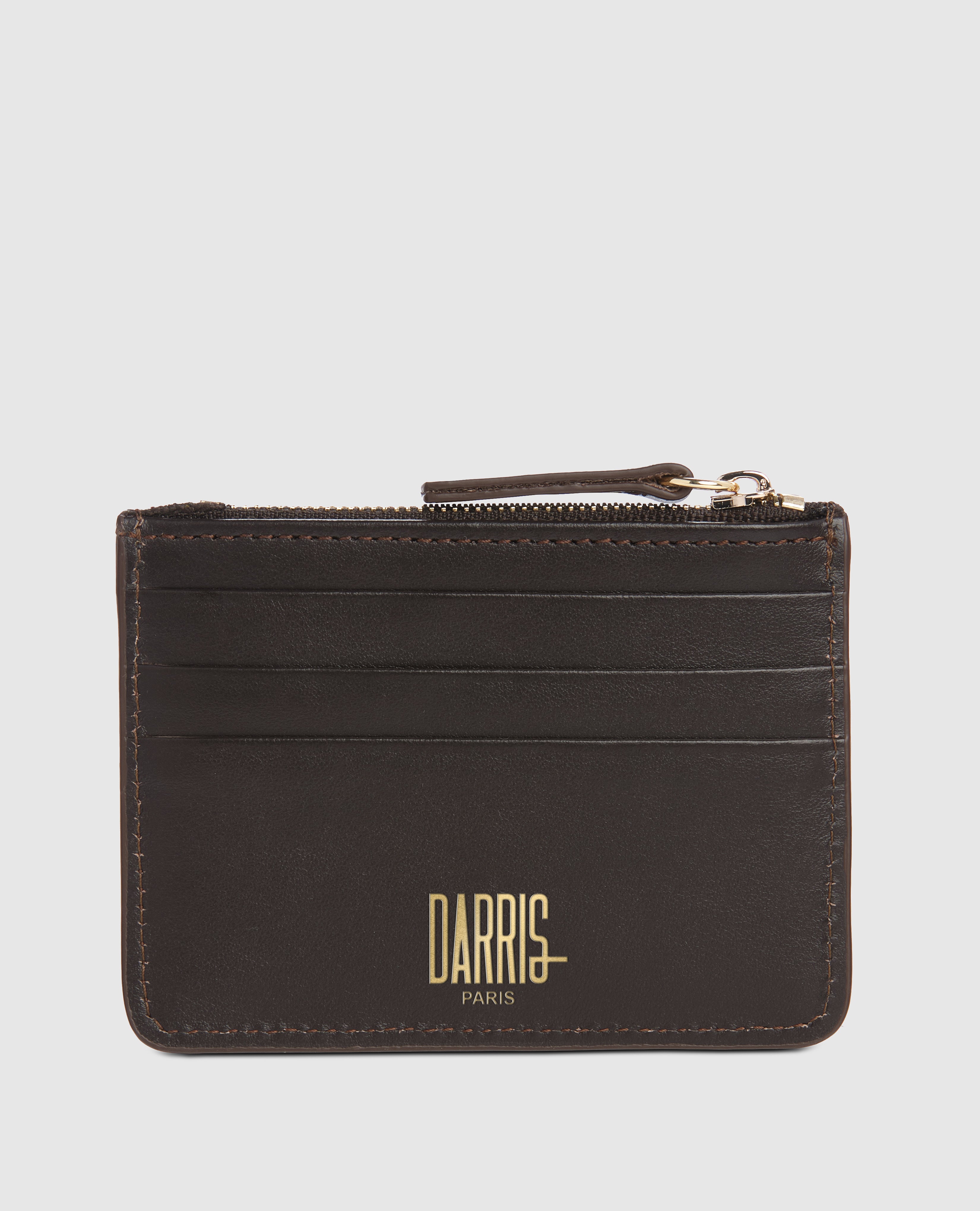 LE PORTE CARTES : CUIR CHESTNUT
