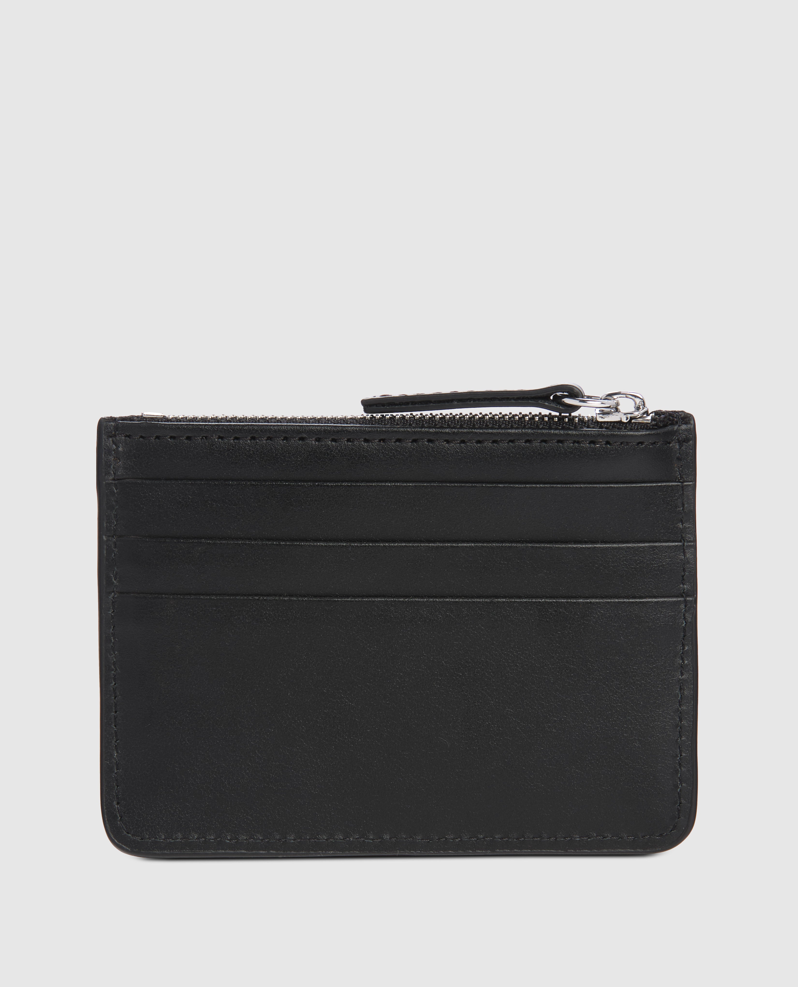 LE PORTE CARTE : CUIR NOIR