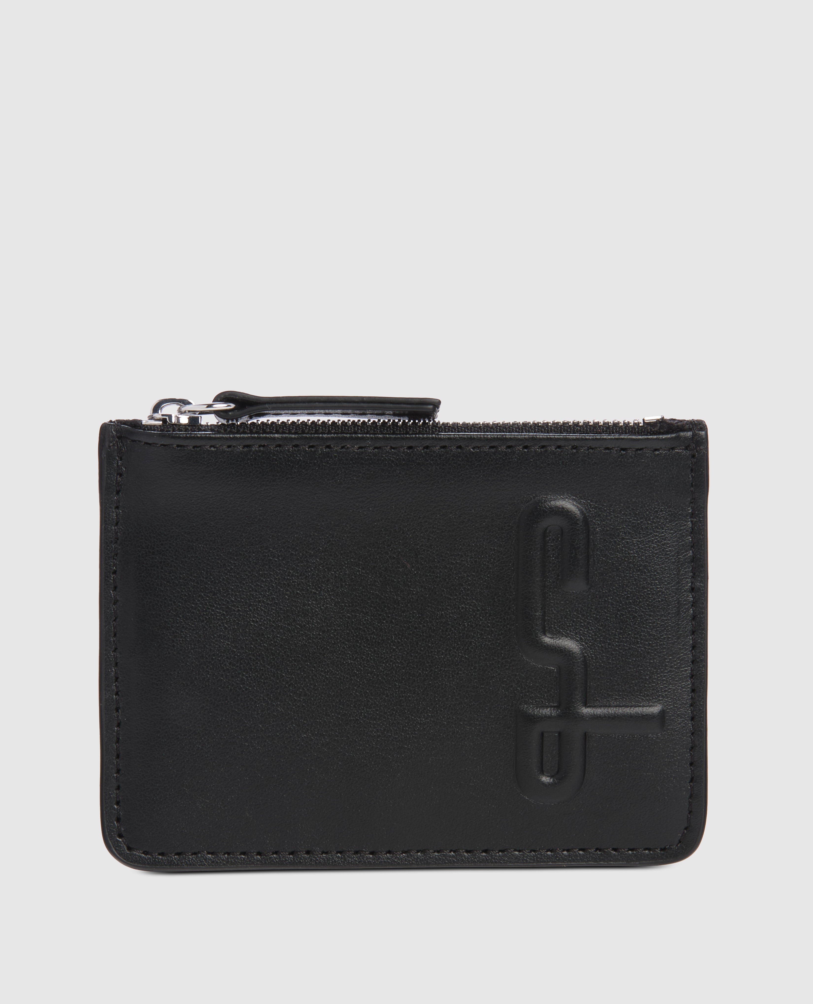 LE PORTE CARTE : CUIR NOIR