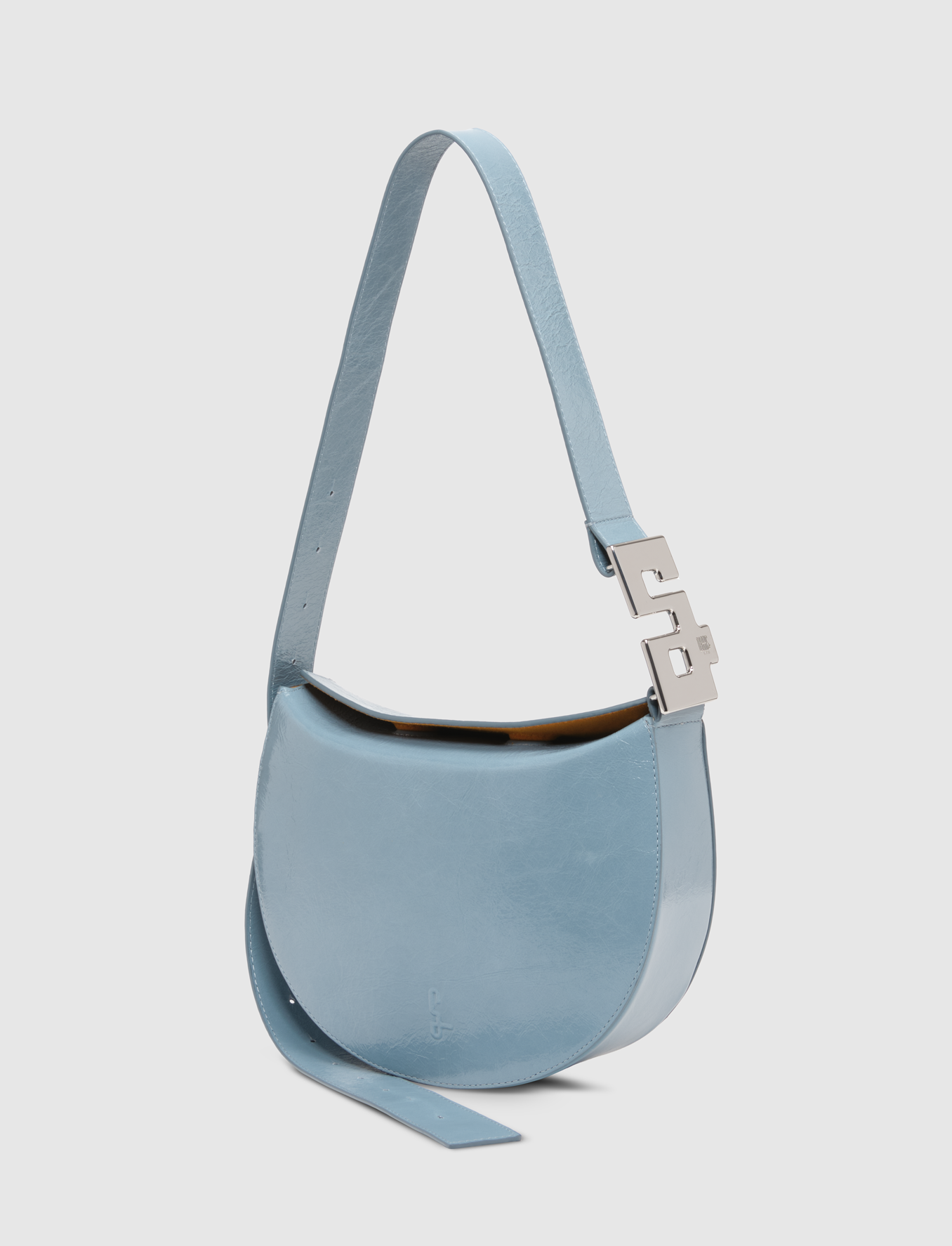 LE CITYLOVE : CUIR VERNI CIEL