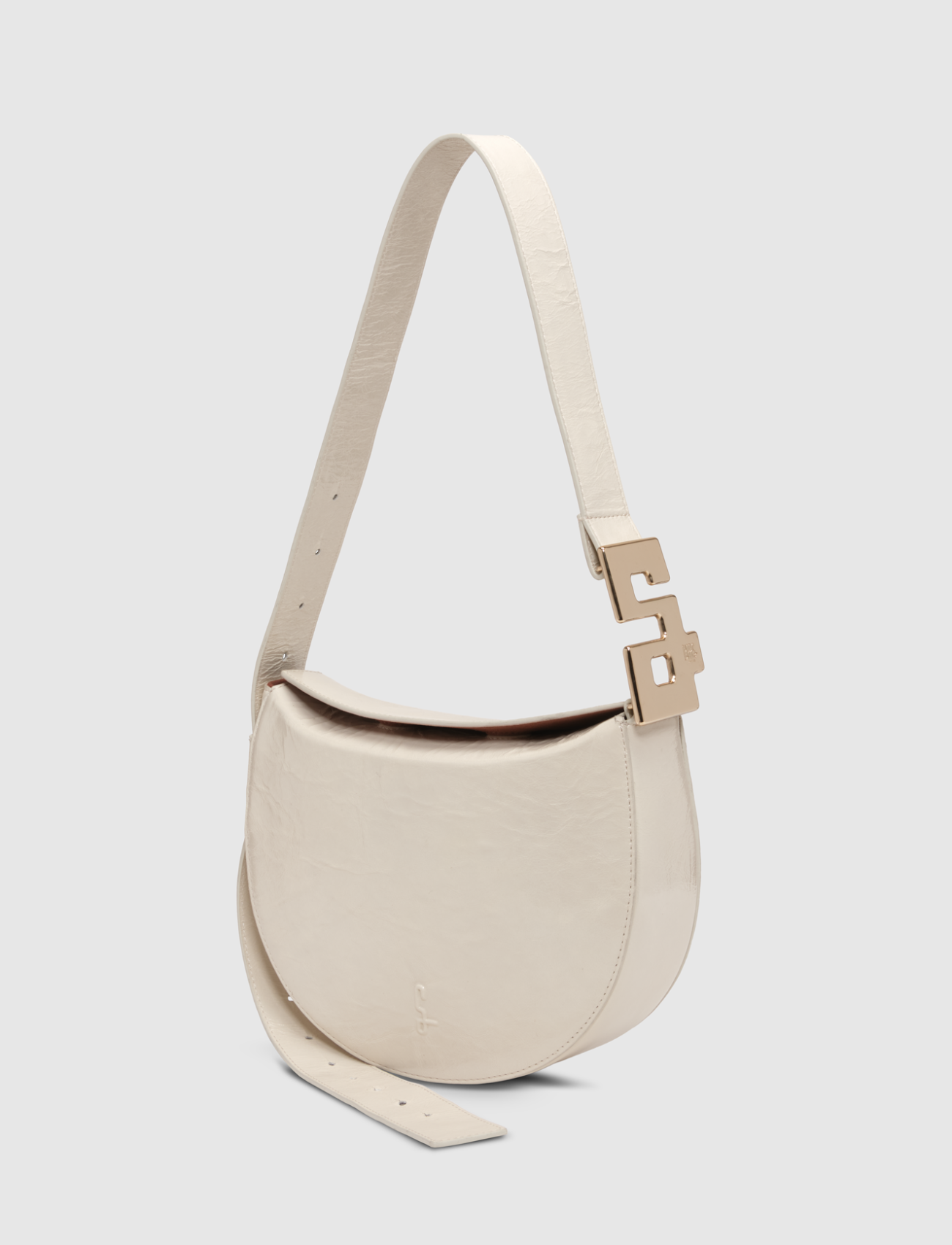 LE CITYLOVE X JULIETTEDHRL : CUIR VERNI IVOIRE