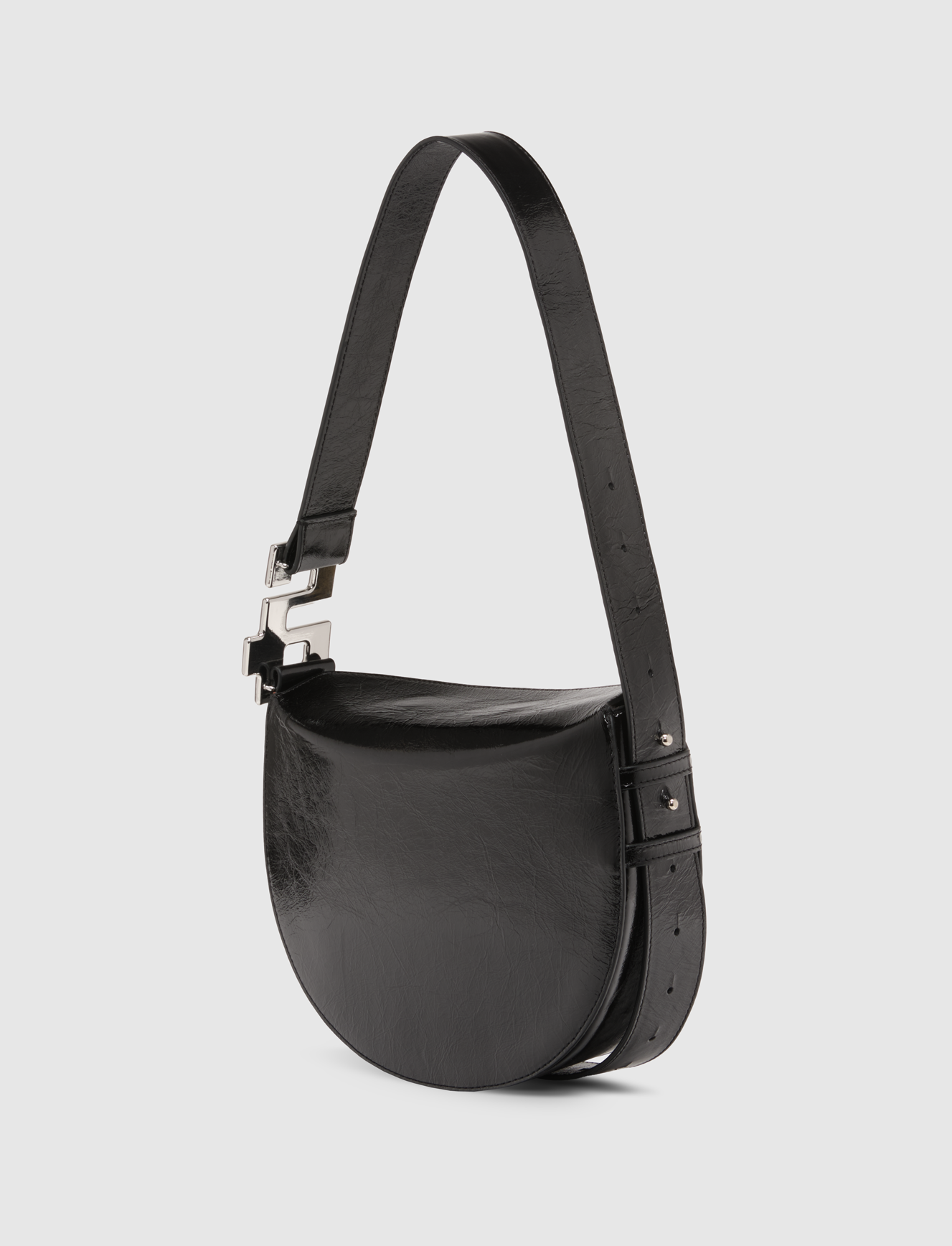 LE CITYLOVE : CUIR VERNI NOIR