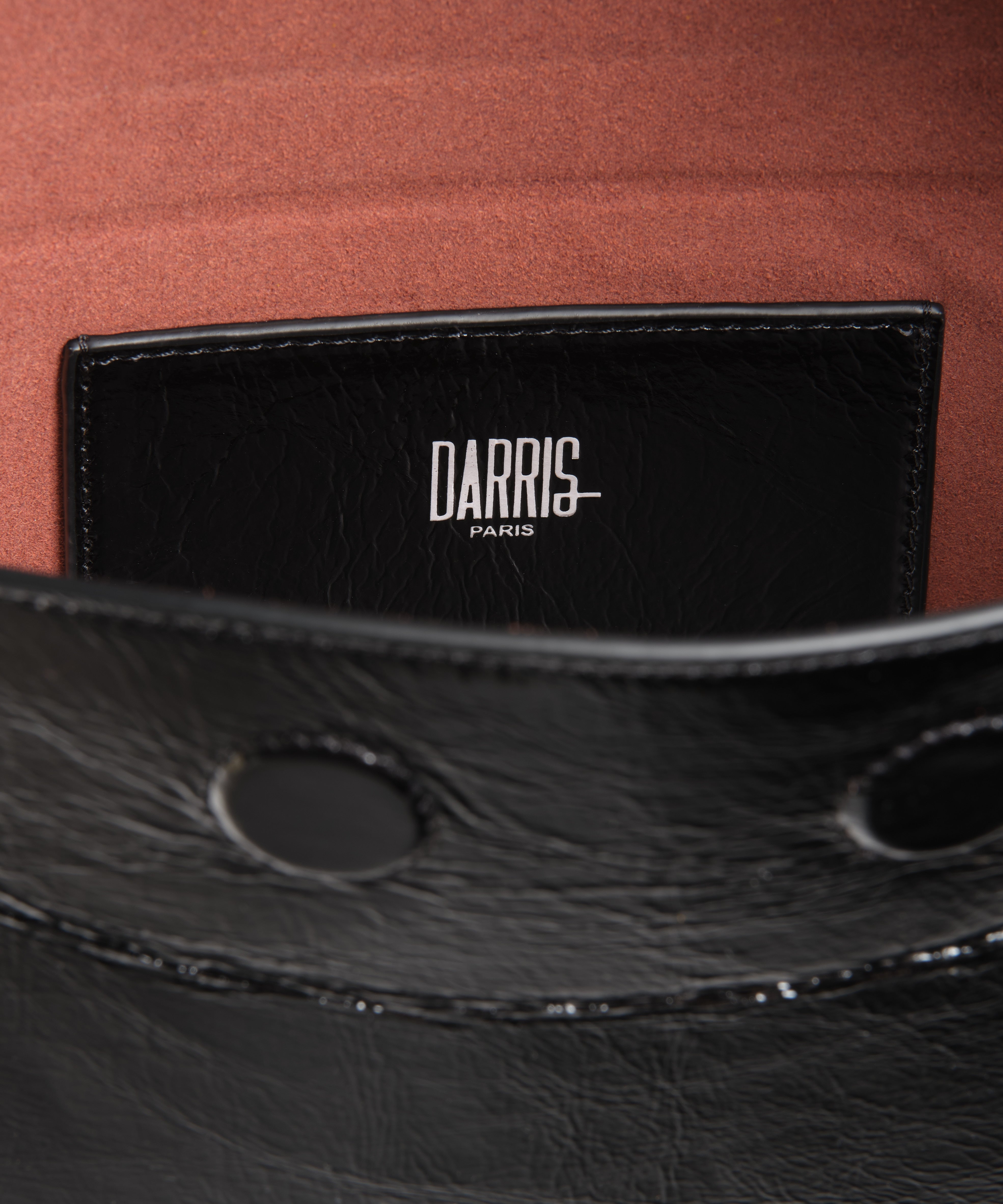 LE CITYLOVE : CUIR VERNI NOIR