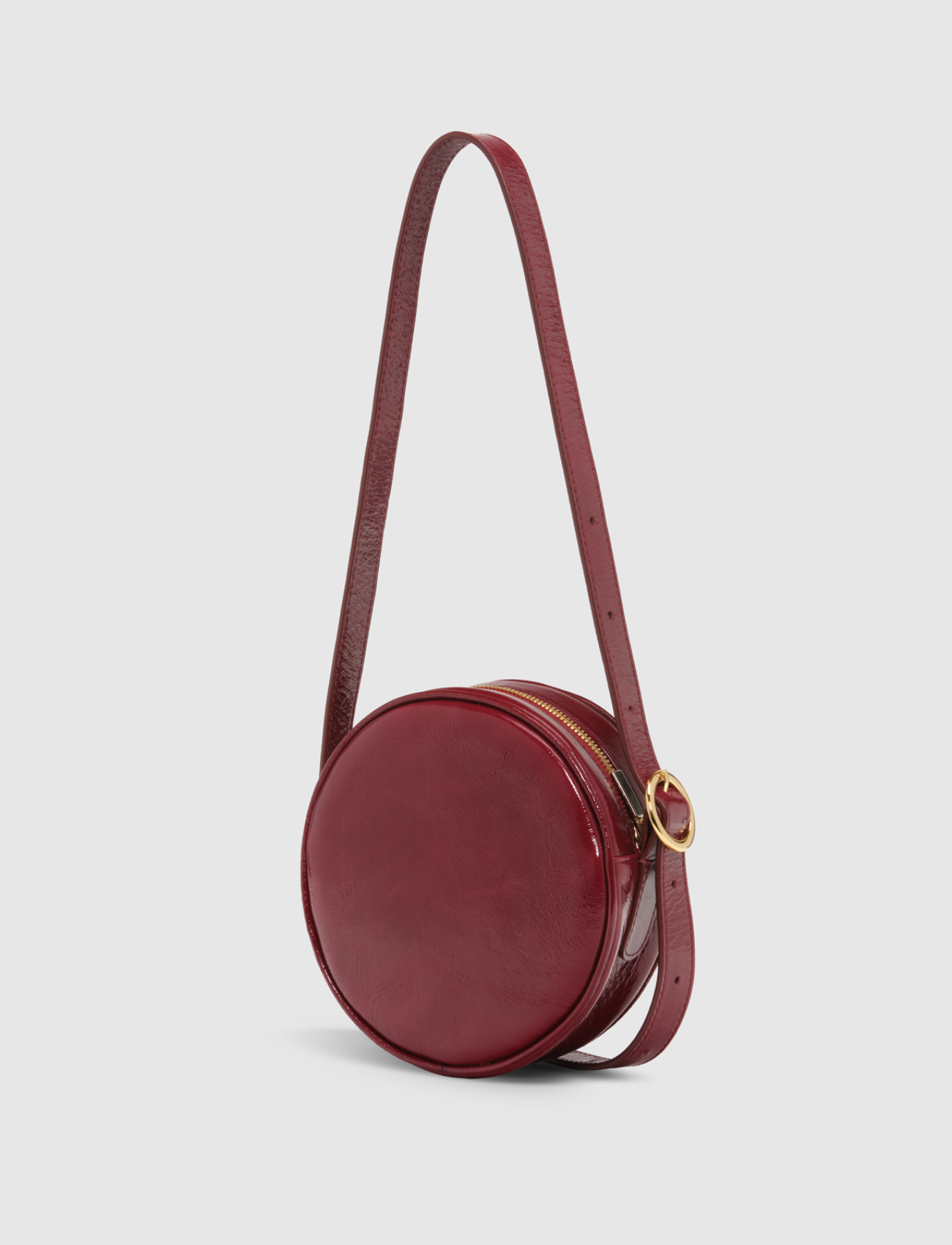 LE MOONLIGHT : CUIR VERNI BURGUNDY