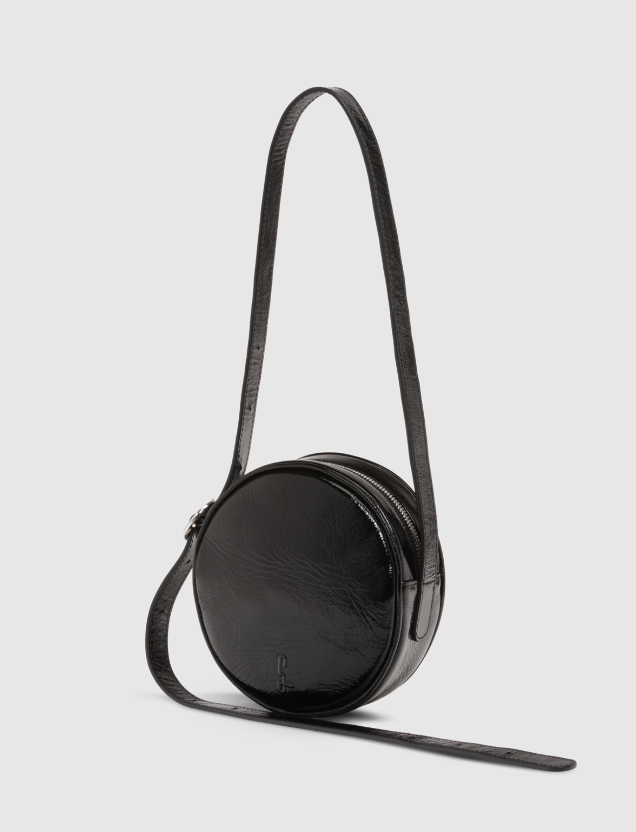 LE MOONLIGHT : CUIR VERNI NOIR