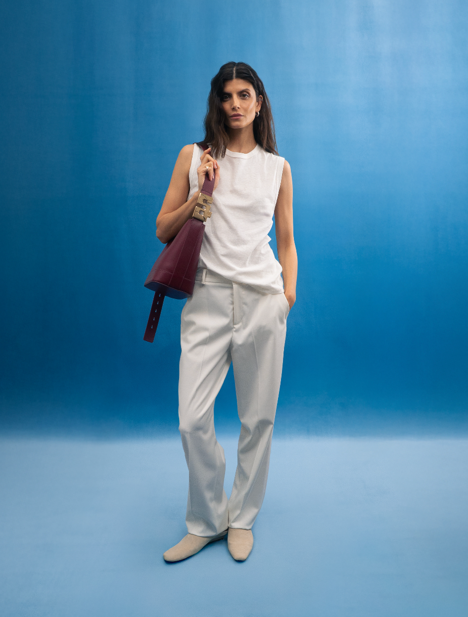 LE DAY DREAM : CUIR BURGUNDY