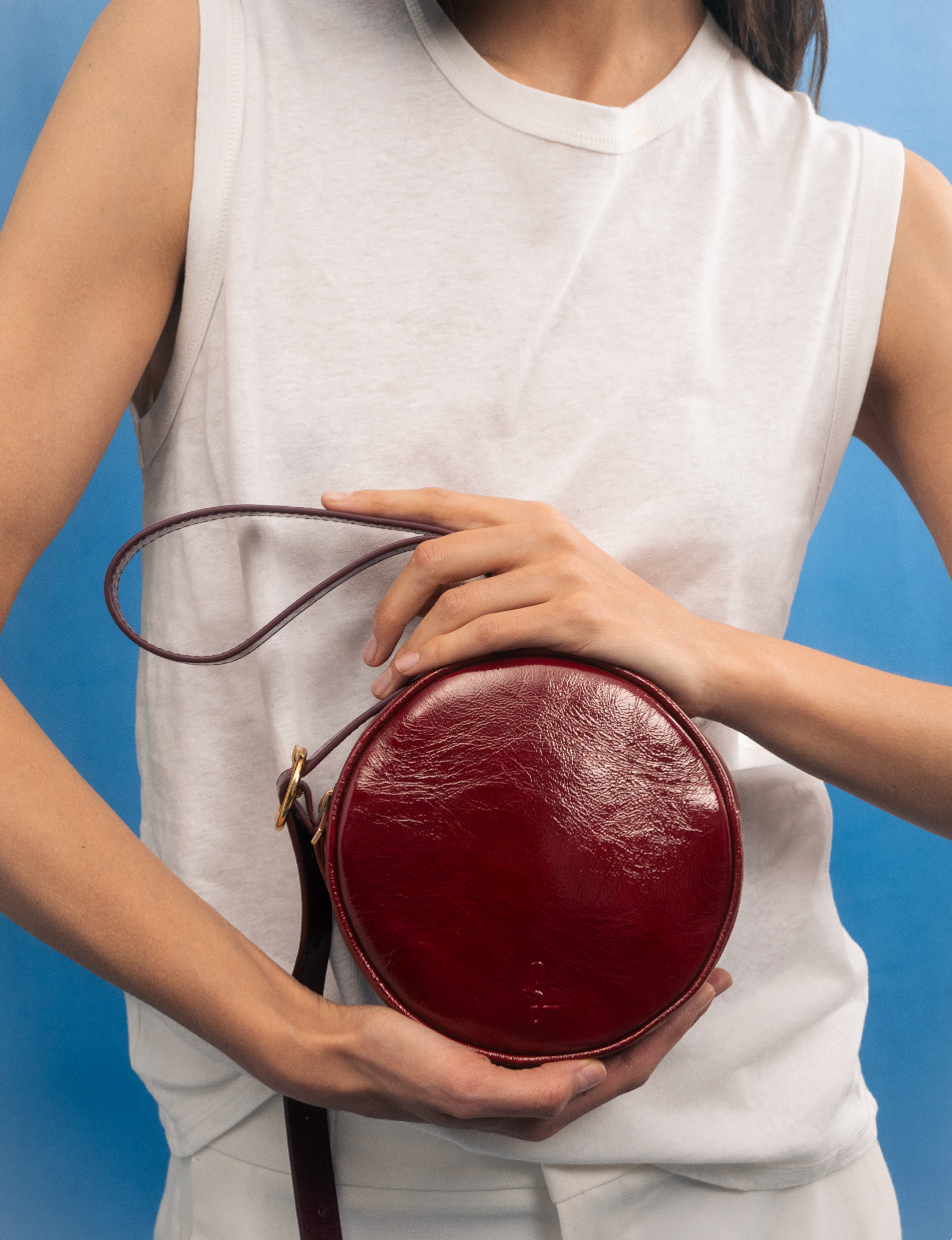 ムーンライト：バーガンディパテントレザー