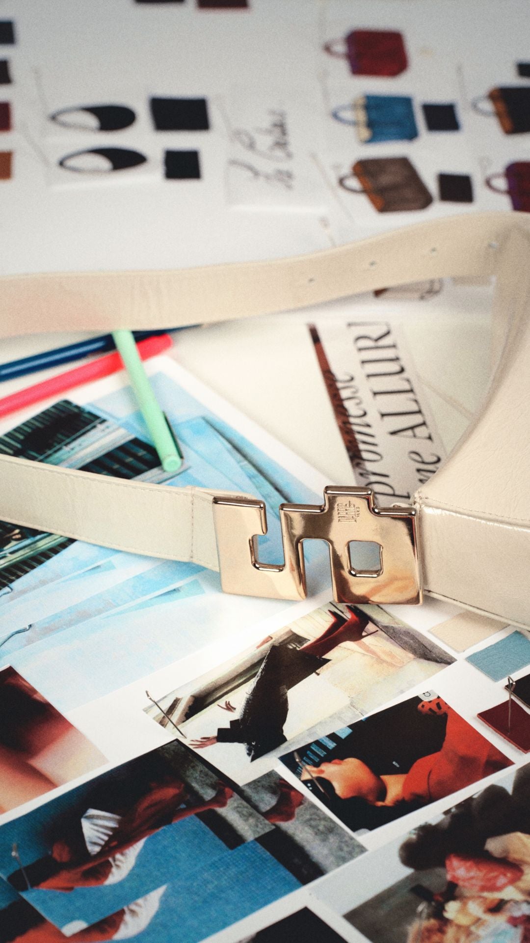 LE CITYLOVE X JULIETTEDHRL : CUIR VERNI IVOIRE